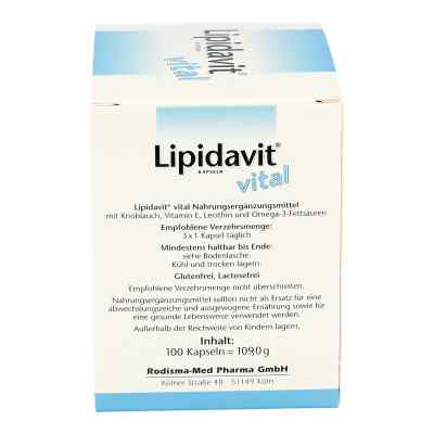 Lipidavit Vital Kapseln bei apo-discounter.de bestellen
