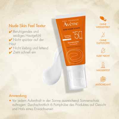 Avene Sunsitive Sonnencreme Spf 50+ ohne Duftst. bei apo-discounter.de bestellen