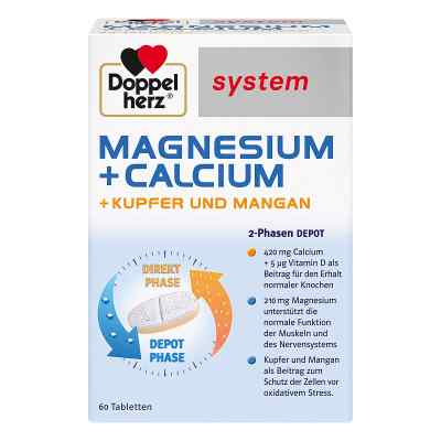 Doppelherz Magnes.calc.kupfer Mangan system Tabletten bei apo-discounter.de bestellen