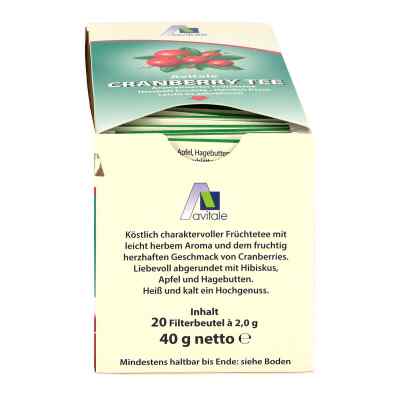 Cranberry Tee Filterbeutel bei apo-discounter.de bestellen