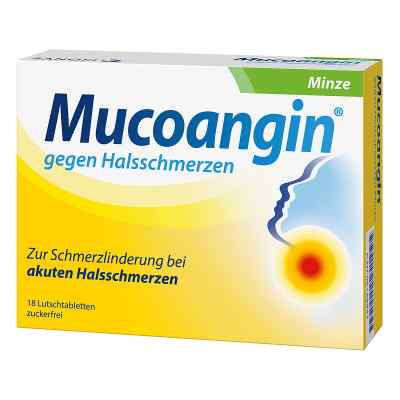 Mucoangin gegen Halsschmerzen Minze Lutschtabletten bei apo-discounter.de bestellen
