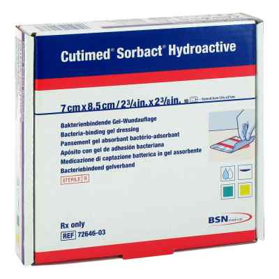 Cutimed Sorbact Hydroactive Kompressen 7x8,5 cm bei apo-discounter.de bestellen