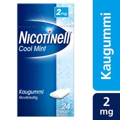 Nicotinell Kaugummi 2 mg Cool Mint (Minz-Geschmack) bei apo-discounter.de bestellen