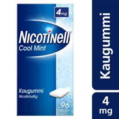 Nicotinell Kaugummi 4 mg Cool Mint (Minz-Geschmack) bei apo-discounter.de bestellen
