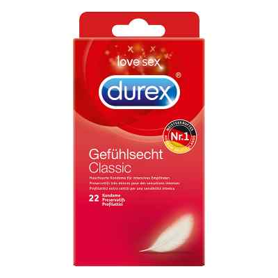 DUREX Gefühlsecht 22 hauchzarte Kondome für intensives Empfinden bei apo-discounter.de bestellen