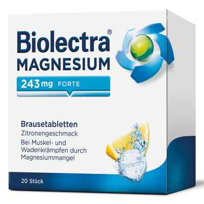 Biolectra Magnesium 243 forte Zitrone Brausetabletten bei apo-discounter.de bestellen