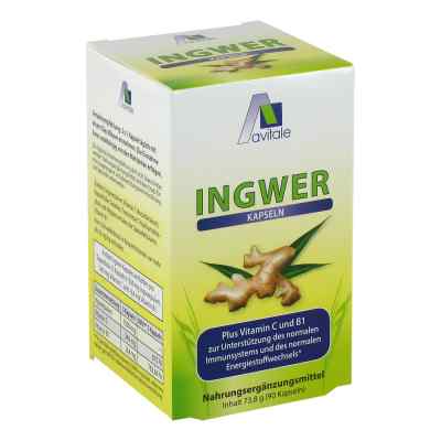 Ingwer 500 mg Kapseln + Vitamin B1+c bei apo-discounter.de bestellen