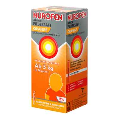 Nurofen Junior Fiebersaft Orange 2% bei apo-discounter.de bestellen