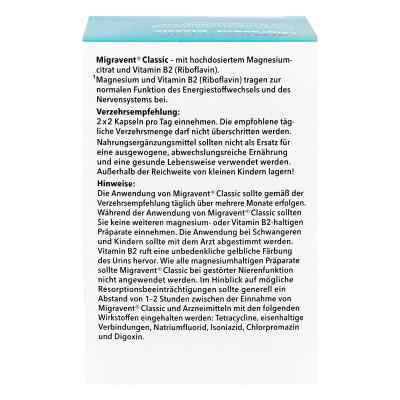 Migravent Classic Kapseln bei apo-discounter.de bestellen