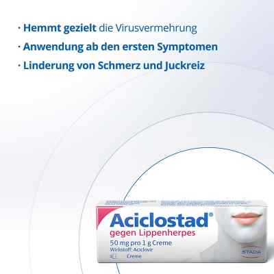 Aciclostad gegen Lippenherpes 50mg pro 1g bei apo-discounter.de bestellen