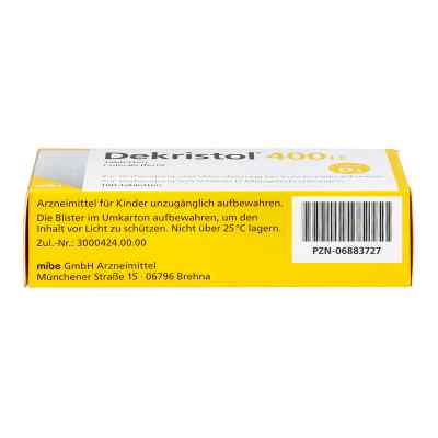 Dekristol 400 I.e. Tabletten bei apo-discounter.de bestellen
