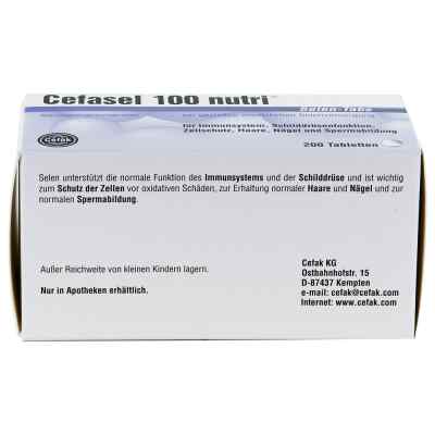 Cefasel 100 nutri Selen Tabs Tabletten bei apo-discounter.de bestellen