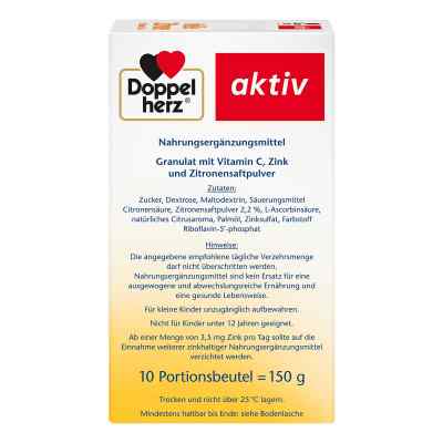 Doppelherz Heisse Zitrone Vitamin C + Zink Granula bei apo-discounter.de bestellen