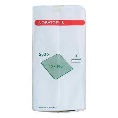 Nobatop 8 Kompressen 10x10cm unsteril bei apo-discounter.de bestellen