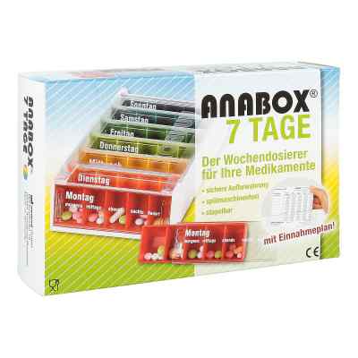 Anabox 7 Tage Regenbogen mit Einnahmeplan bei apo-discounter.de bestellen