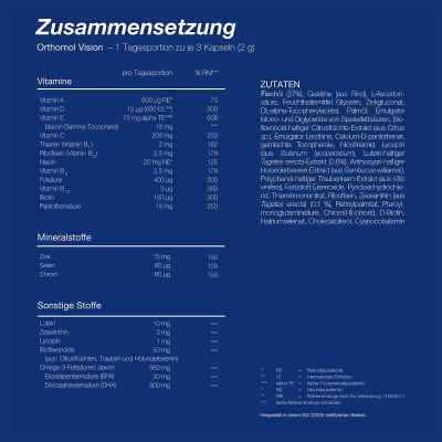 Orthomol Vision Kapseln bei apo-discounter.de bestellen