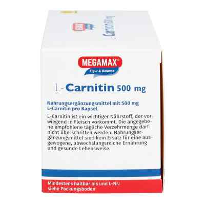 L-carnitin 500 mg Megamax Kapseln bei apo-discounter.de bestellen