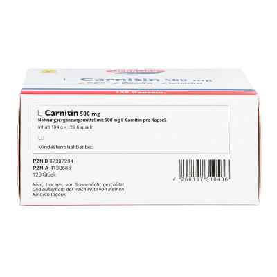 L-carnitin 500 mg Megamax Kapseln bei apo-discounter.de bestellen