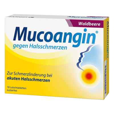 Mucoangin gegen Halsschmerzen Waldbeere Lutschtabletten bei apo-discounter.de bestellen