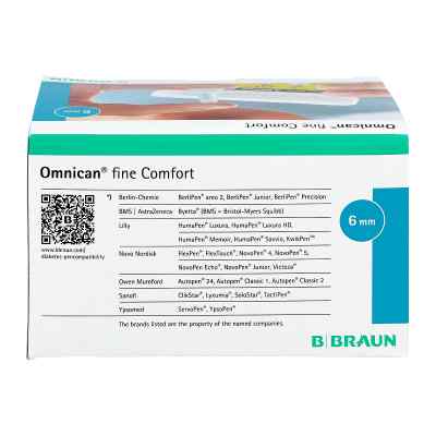 Omnican fine Set Pen Kanüle 0,25x6 mm a 100st bei apo-discounter.de bestellen