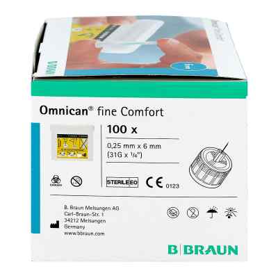 Omnican fine Set Pen Kanüle 0,25x6 mm a 100st bei apo-discounter.de bestellen