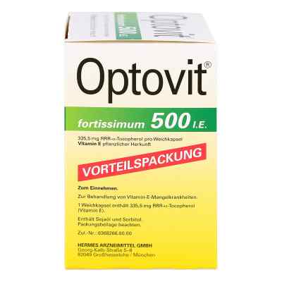 Optovit fortissimum 500 Kapseln bei apo-discounter.de bestellen