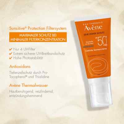 Avene Sunsitive Sonnencreme Spf 50+getönt bei apo-discounter.de bestellen