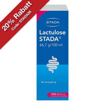 Lactulose STADA 66.7g/100ml Sirup bei Verstopfung