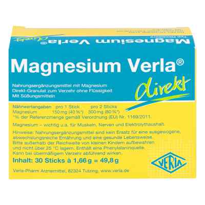 Magnesium Verla direkt Granulat Himbeere bei apo-discounter.de bestellen