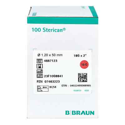 Sterican Kanülen 18gx2 1,2x50 mm bei apo-discounter.de bestellen