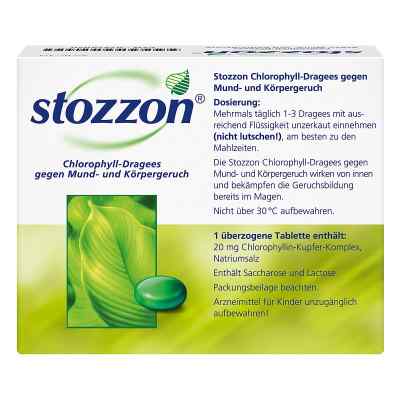 Stozzon Chlorophyll-Dragees gegen Mund- und Körpergeruch bei apo-discounter.de bestellen