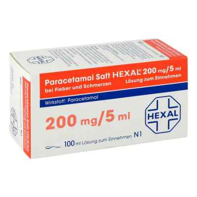 Paracetamol Saft HEXAL 200mg/5ml bei Fieber und Schmerzen bei apo-discounter.de bestellen