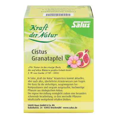 Cistus Granatapfel Tee Kraft der Natur Beutel salus bei apo-discounter.de bestellen