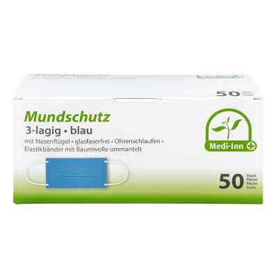 Medi Inn Mundschutz Maske mit Bändern blau bei apo-discounter.de bestellen