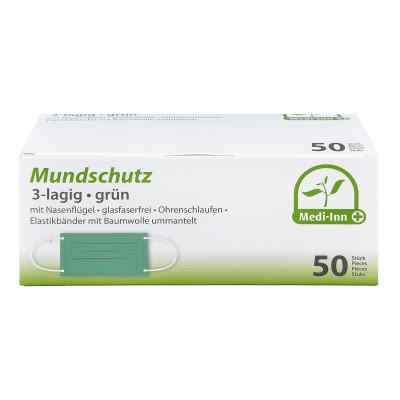 Medi Inn Mundschutz Maske mit Bändern grün bei apo-discounter.de bestellen