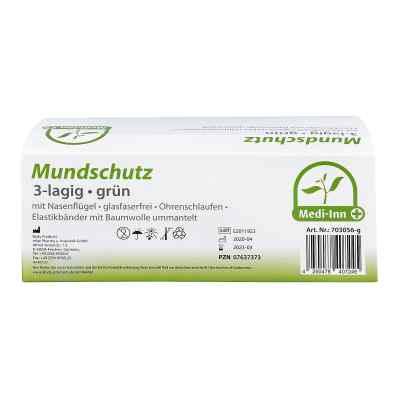 Medi Inn Mundschutz Maske mit Bändern grün bei apo-discounter.de bestellen