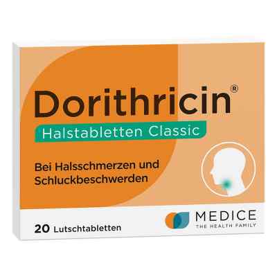 Dorithricin Halstabletten Classic 0,5mg/1,0mg/1,5mg bei apo-discounter.de bestellen