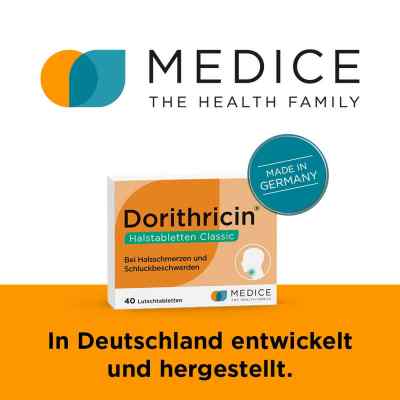 Dorithricin Halstabletten Classic 0,5mg/1,0mg/1,5mg bei apo-discounter.de bestellen