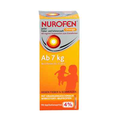 Nurofen Junior Fieber- und Schmerzsaft Orange 40mg/ml bei apo-discounter.de bestellen