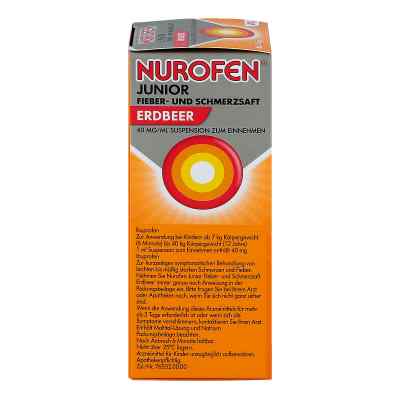 Nurofen Junior Fieber- und Schmerzsaft Erdbeer 40mg/ml bei apo-discounter.de bestellen