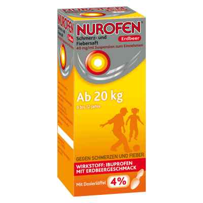 Nurofen Schmerz- und Fiebersaft Erdbeer 40 mg/ml bei apo-discounter.de bestellen