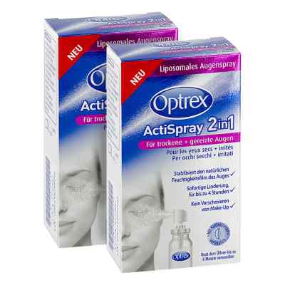 2x Optrex ActiSpray 2in1 für trockene gereizte Augen bei apo-discounter.de bestellen