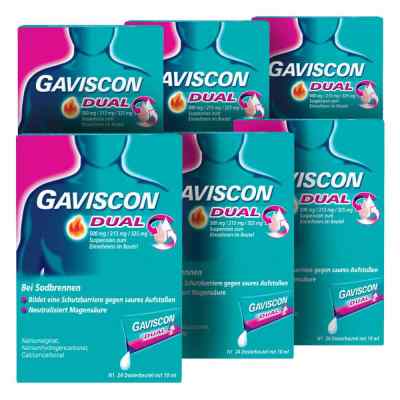 GAVISCON Dual 500 mg, 213 mg, 325 mg Susp. Dosierbeutel bei apo-discounter.de bestellen