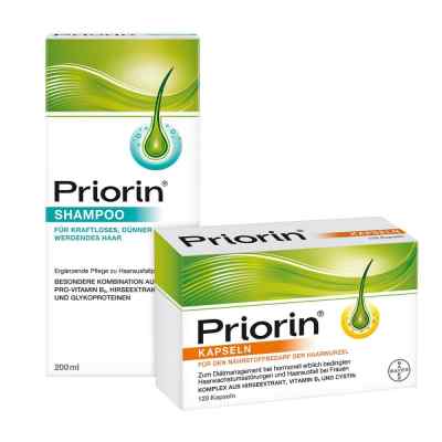 Priorin Kapseln 120er und Shampoo 200 ml bei apo-discounter.de bestellen