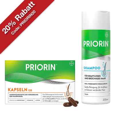 Priorin Kapseln 120er und Shampoo 200 ml