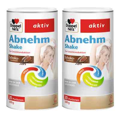 Doppelherz Abnehm Shake Schoko 2er Paket bei apo-discounter.de bestellen