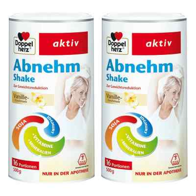 Doppelherz Abnehm Shake Vanille 2er Paket bei apo-discounter.de bestellen