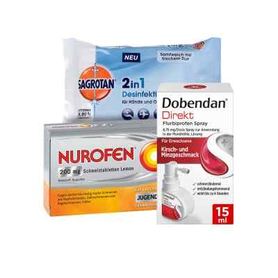 Erkältungsset Dobendan, Nurofen, Sagrotan bei apo-discounter.de bestellen