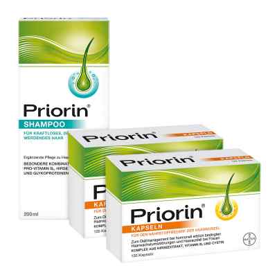 2x Priorin Kapseln 120er und Shampoo 200 ml bei apo-discounter.de bestellen