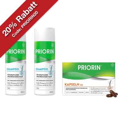 2x Priorin Shampoo und Kapseln 120er